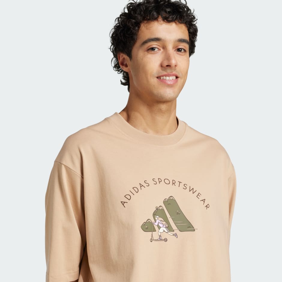 Codes Doodle Scooter Graphic Tee