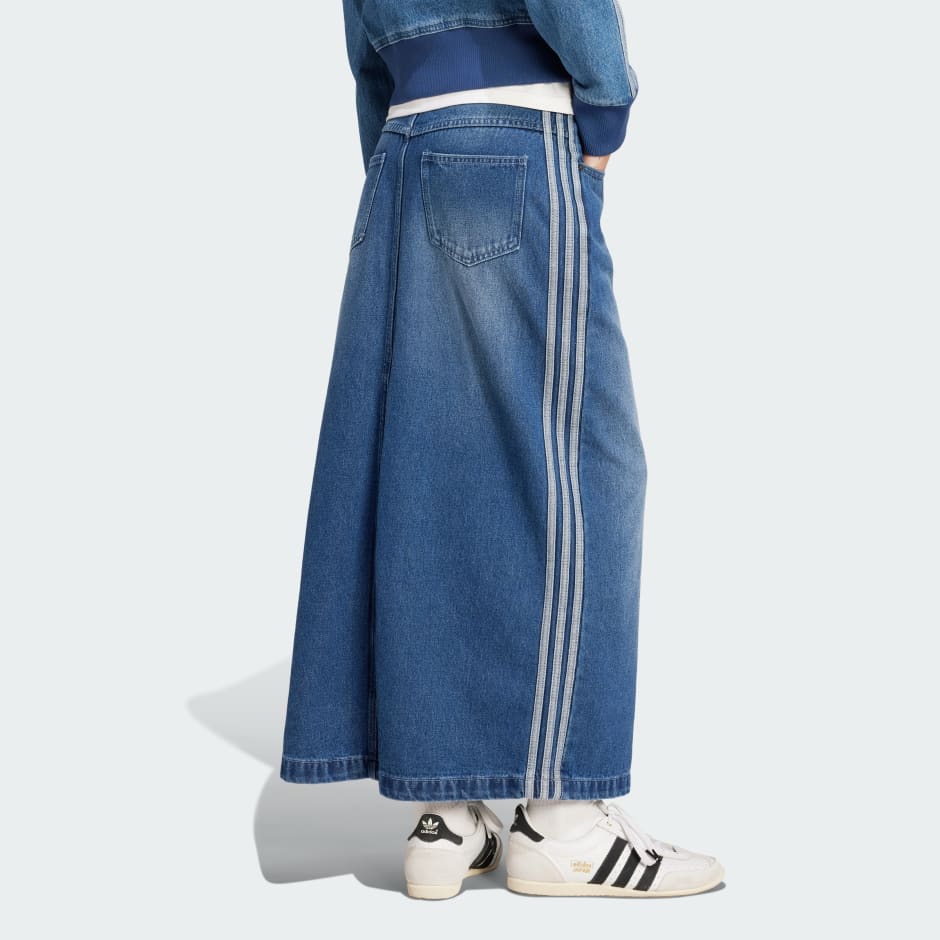 Adicolor 3-Stripes Denim Pencil Skirt