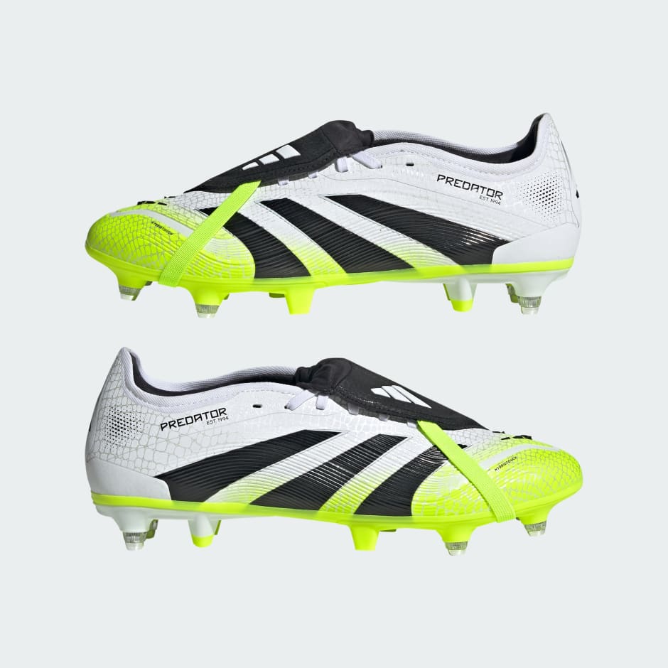 Ghete de fotbal Predator Pro cu limbă pliabilă, pentru teren moale