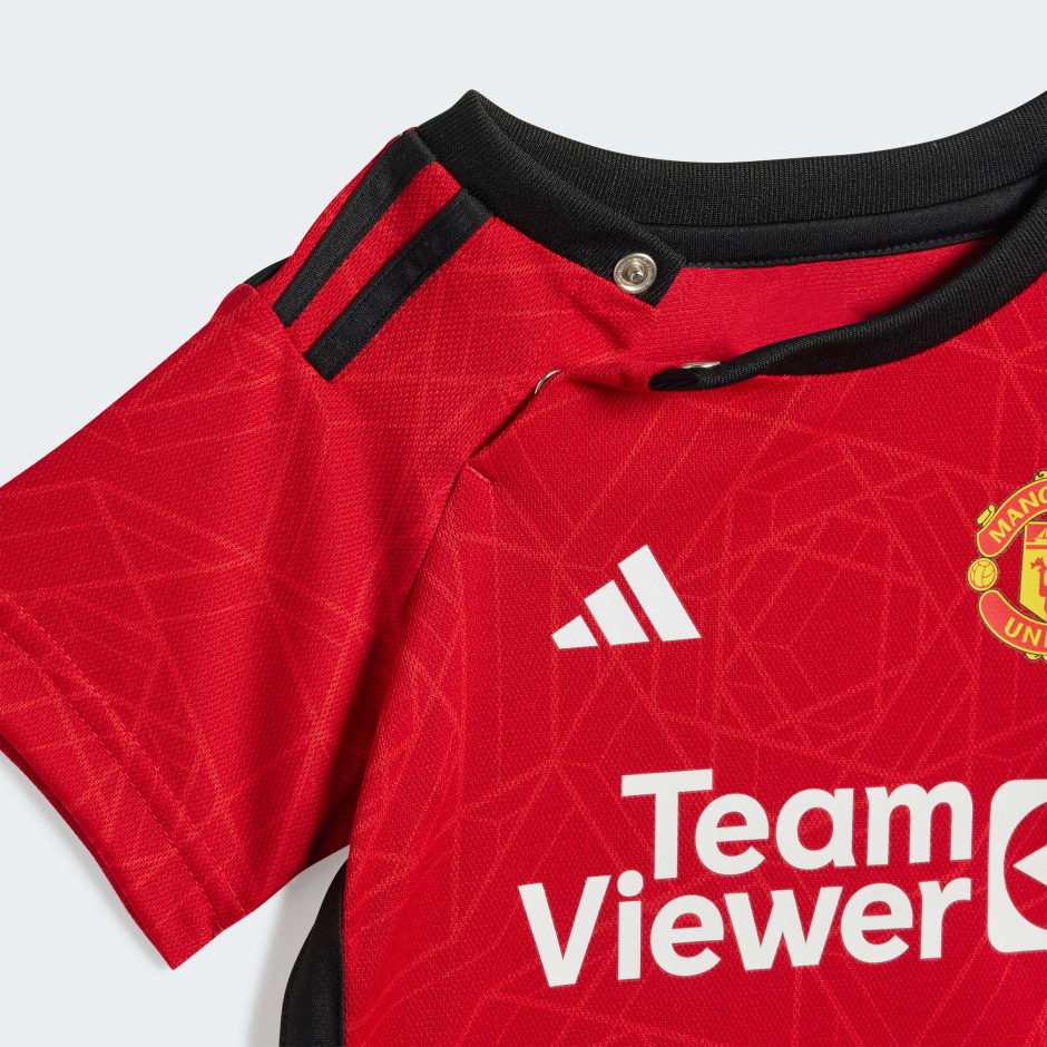 adidas Manchester United 23/24 Home Kit Kids - Red | adidas LK