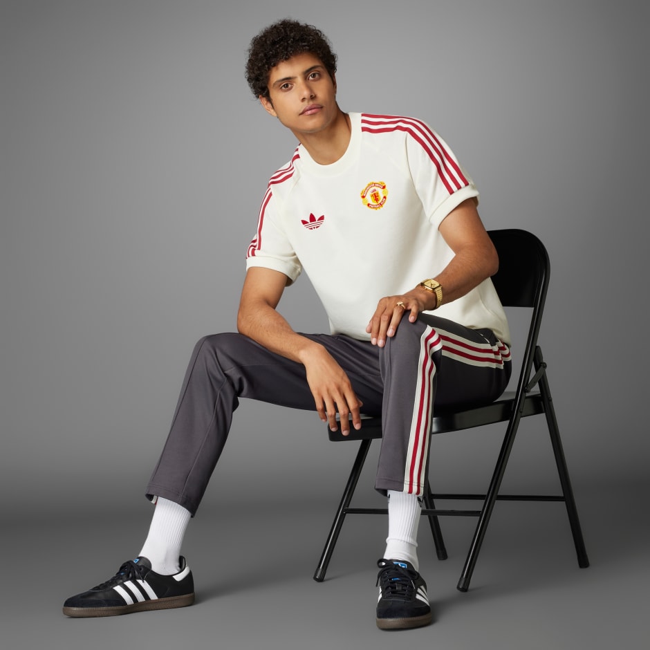 Manchester United Adicolor Classics 3-Stripes Tee