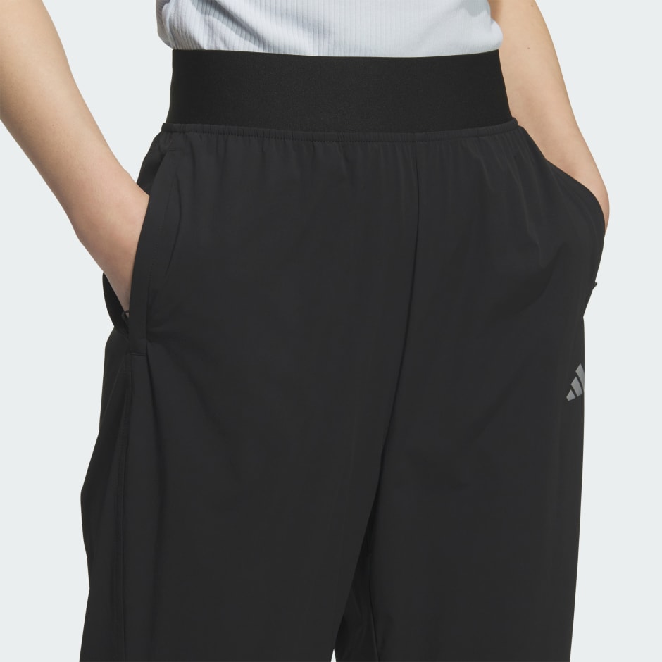 PANTALONI ȚESUȚI CU CRACI EVAZAȚI