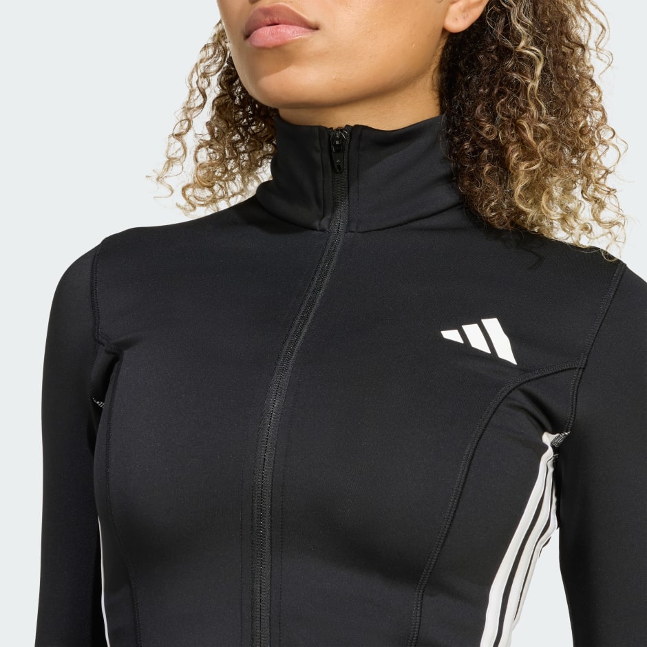 Workout Essentials Zip Through Jacket 3-Stripes