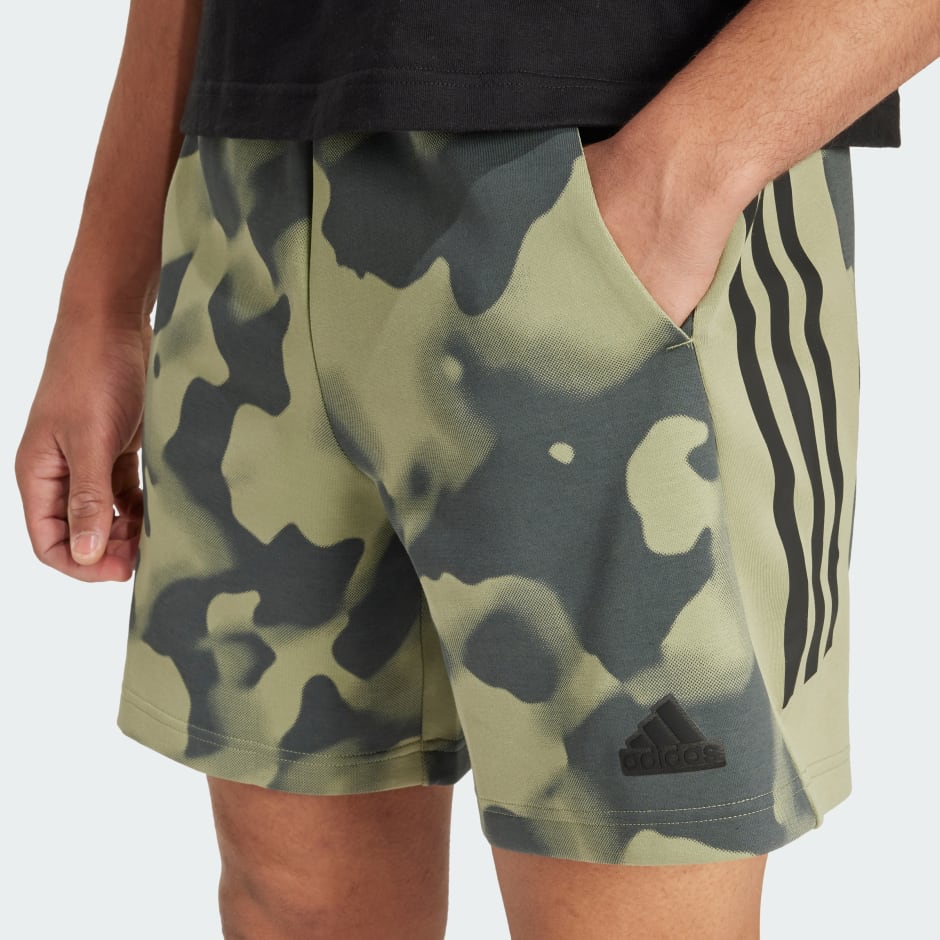 Future Icons 3-Stripes Allover Print Shorts