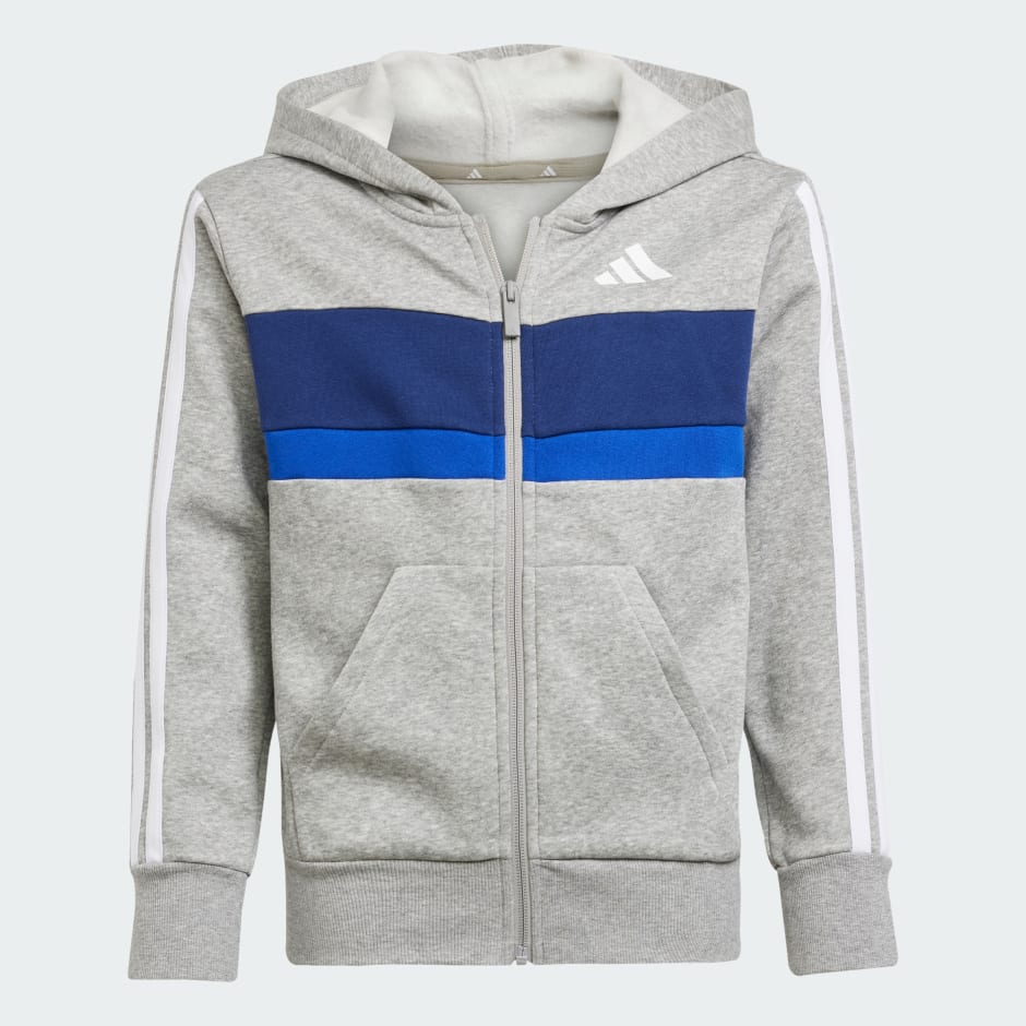 Costum de trening Seasonal Essentials Tiberio din l&acirc;nă fleece, cu 3 dungi, pentru copii