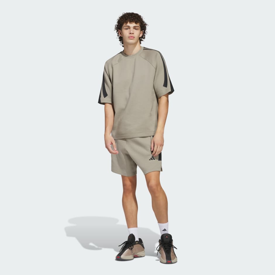 adidas Basketball Short Sleeve Sweatshirt (Gender Neutral)