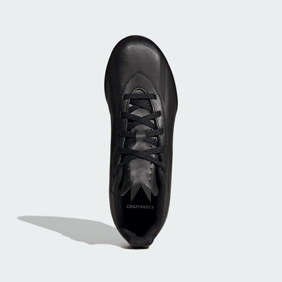 Kids Shoes - X Crazyfast.4 Turf Boots - Black | adidas Saudi Arabia
