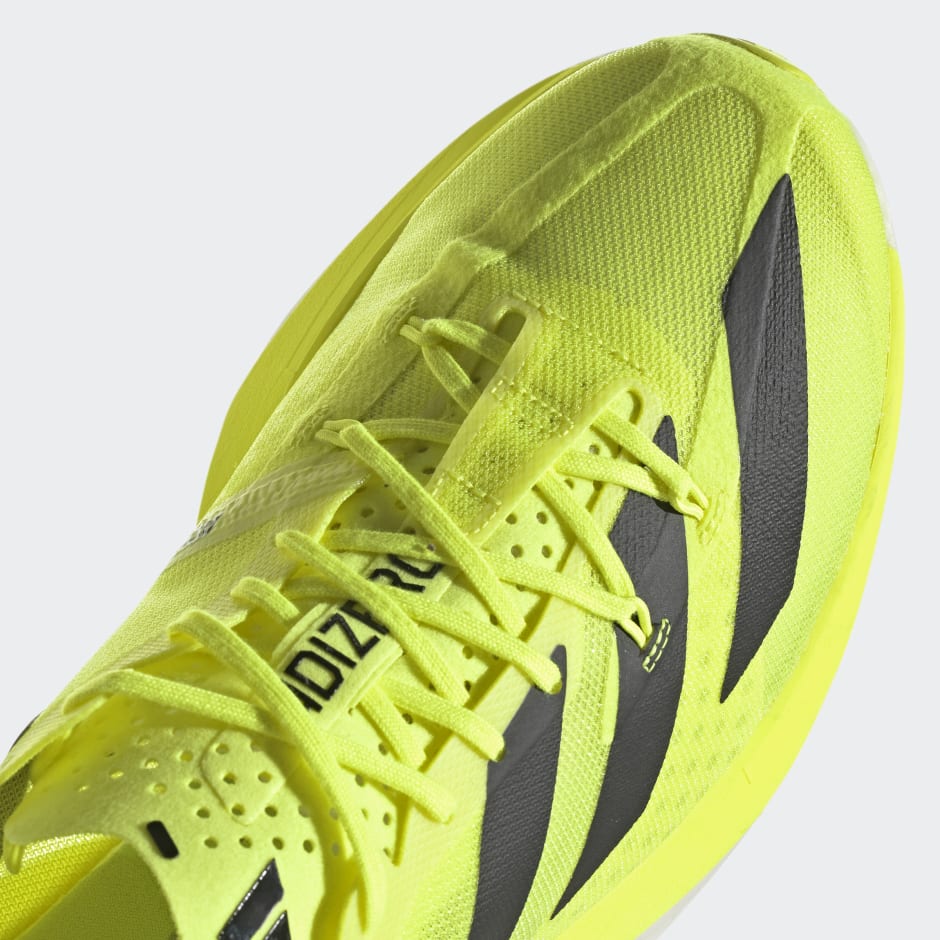 Araña de tela en embudo aficionado pala adidas Adizero Adios Pro 3 Shoes - Yellow | adidas OM