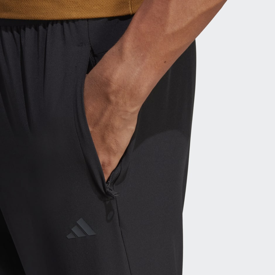 Men's Clothing - Yoga Training 3/4 Pants - Black | adidas Egypt