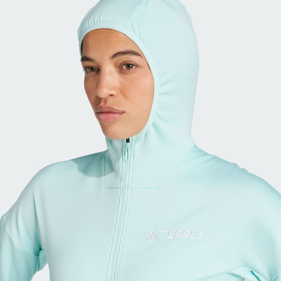 Jachetă cu glugă Terrex Xperior Climawarm Light din fleece