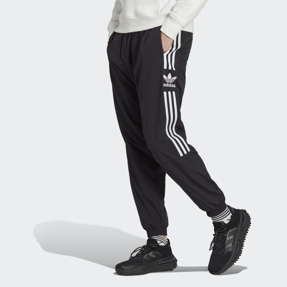 adidas Adicolor Classics Lock-Up Trefoil Track Pants - Black | adidas UAE