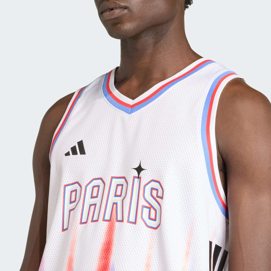 Tricou Paris Basketball pentru meciuri &icirc;n deplasare, pentru bărbați