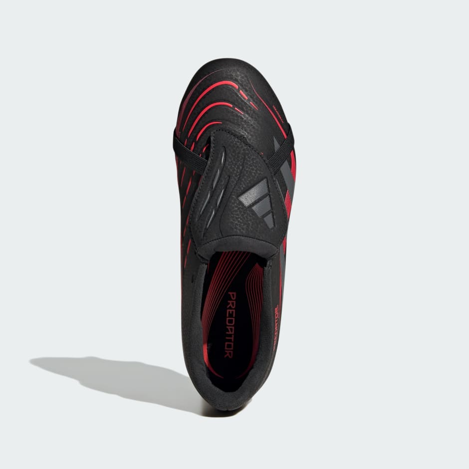 Ghete Predator League de teren moale, cu limbă pliabilă, pentru copii