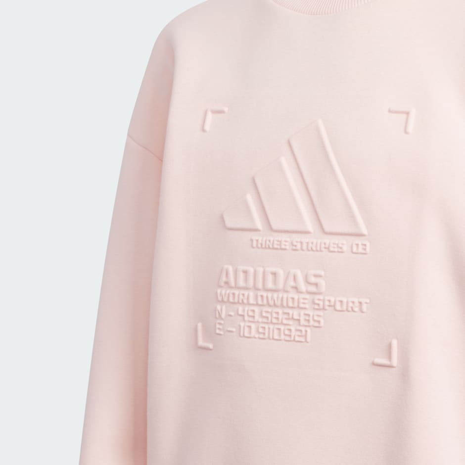 兒童保暖針織圓領衫運動服