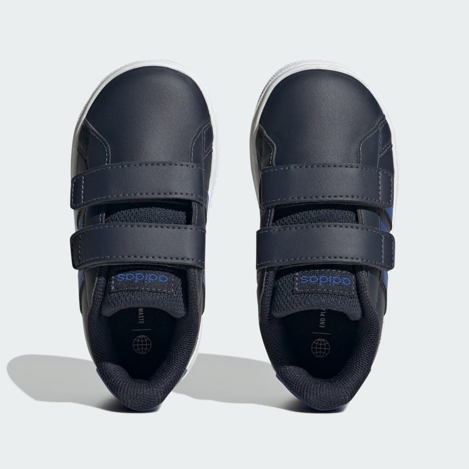 Shoes - Grand Court Lifestyle Hook and Loop Shoes - Blue | adidas South ...