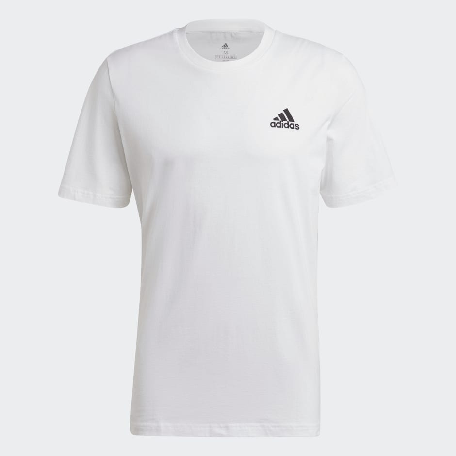 adidas small logo tee