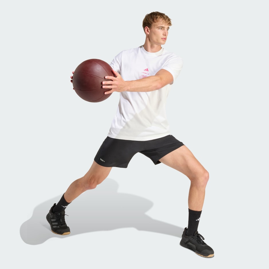 Tricou cu elemente grafice LES MILLS TOUR