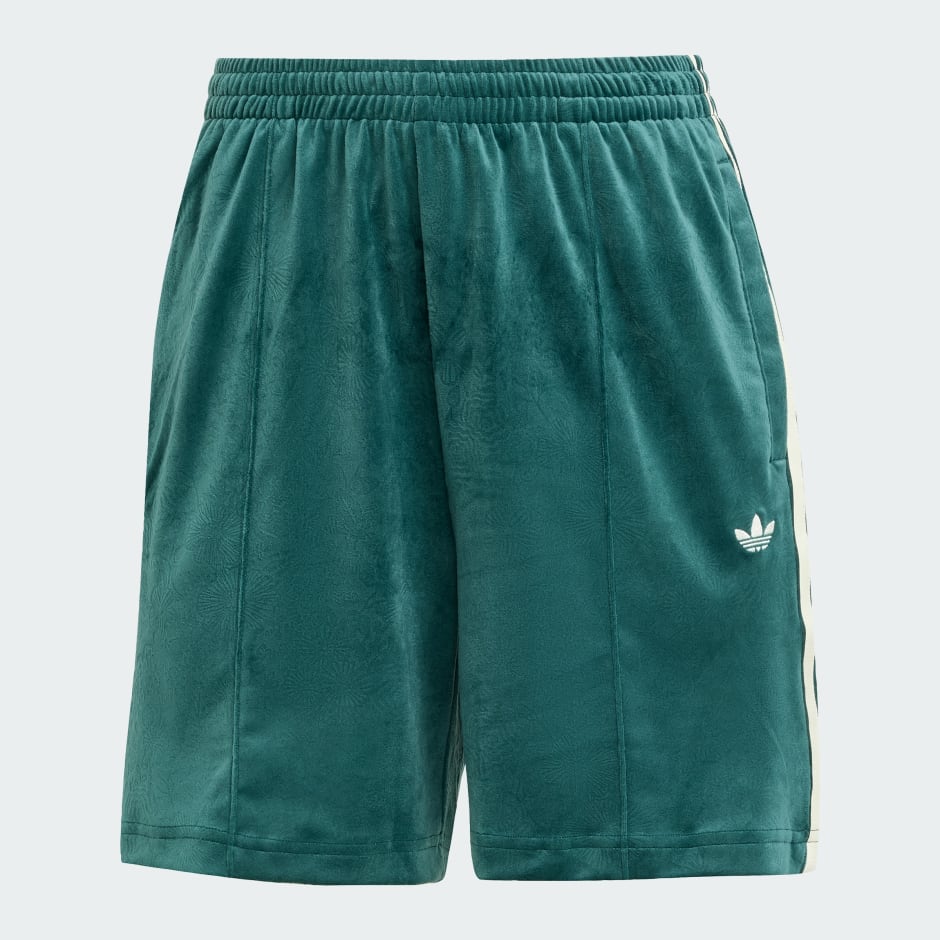 adidas Originals x Liberty London Debossed Velvet Shorts