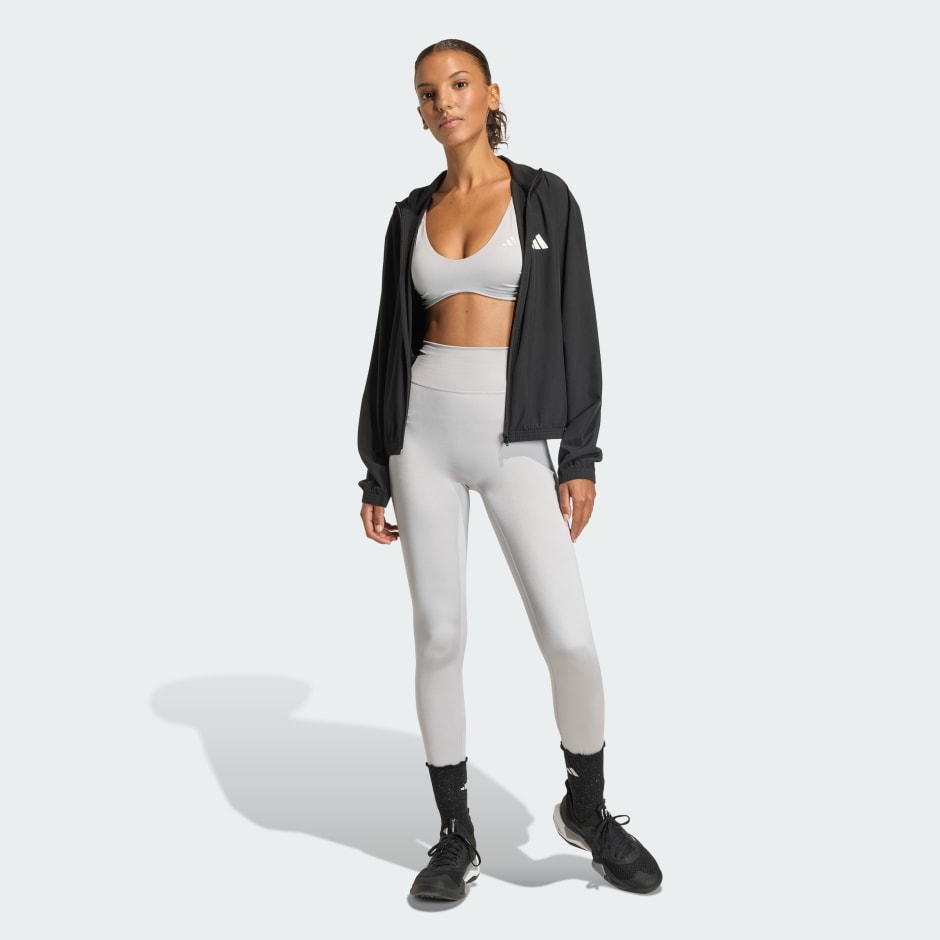 Sutien Optime Essentials Workout Shine cu susținere ușoară