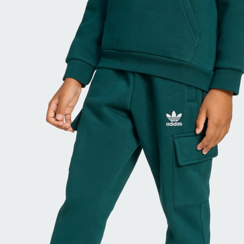 Set pentru copii cu hanorac cu fermoar pe jumătate și pantaloni cargo