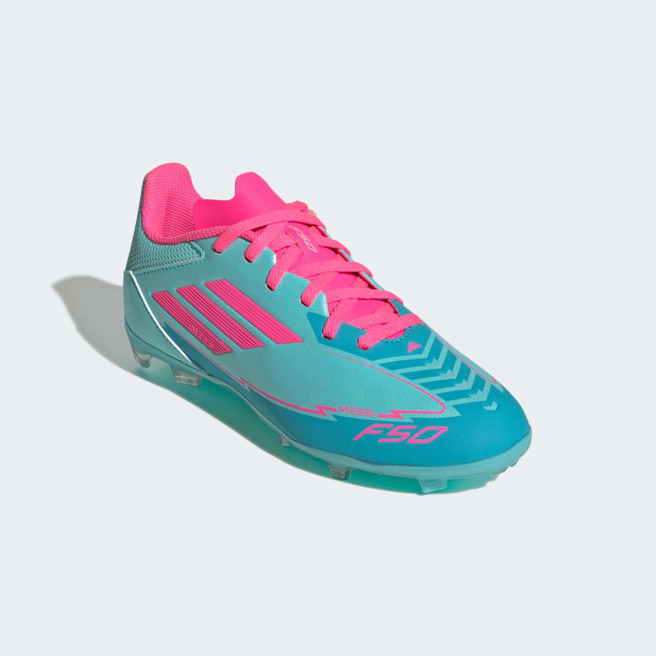 נעלי כדורגל לילדים F50 League Messi לקרקע קשיחה/מעורבת 