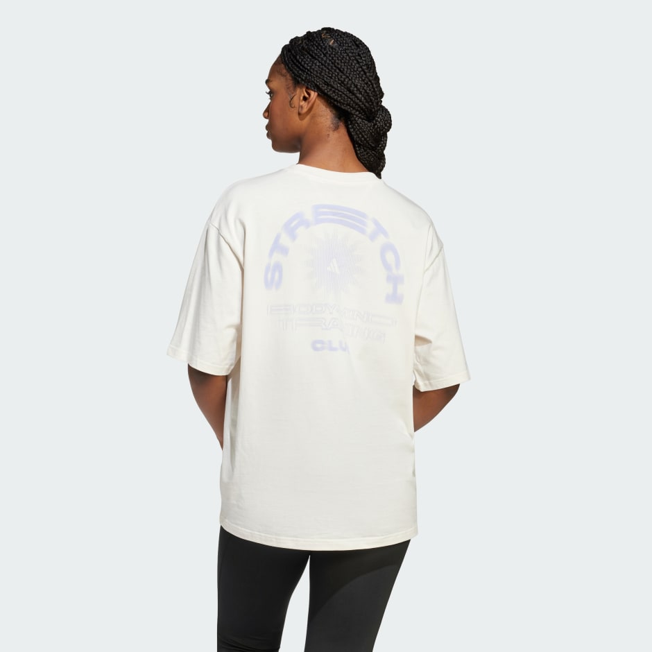 Training Yoga Stretch Body Mind Graphic Tee