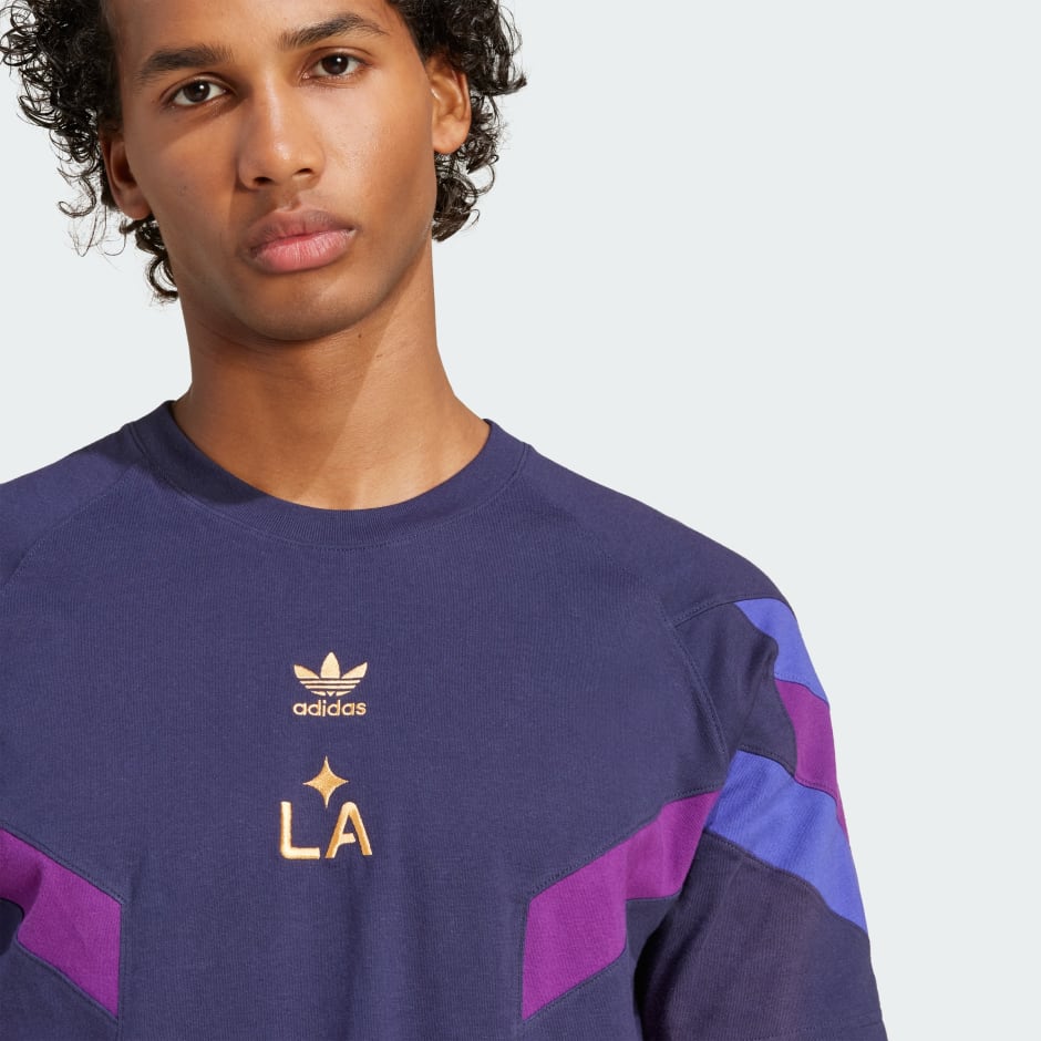 Tricou cu m&acirc;necă scurtă LA Galaxy Originals