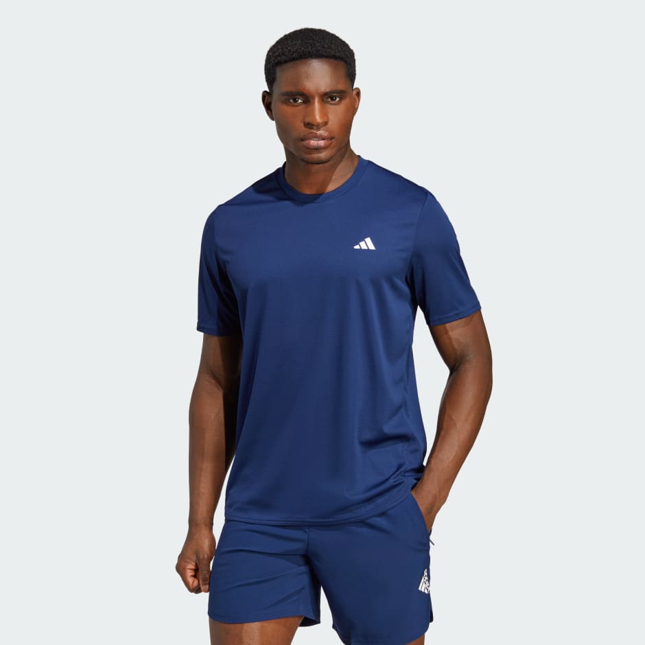 Men's Clothing - AEROREADY Designed for Movement Tee - Blue | adidas Egypt