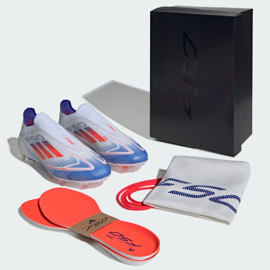 Shoes - F50 Elite Laceless Firm Ground Boots - White | adidas Saudi Arabia