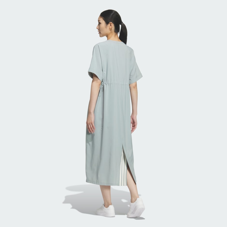 SOFTLUX STRETCH WOVEN LOOSE FIT DRESS