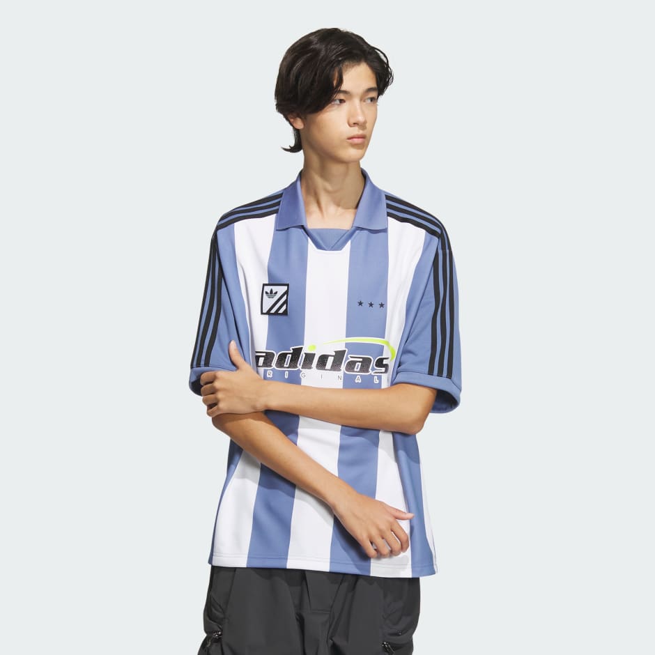 Trefoil Logo Play Football Graphic Short Sleeve Polo Shirt