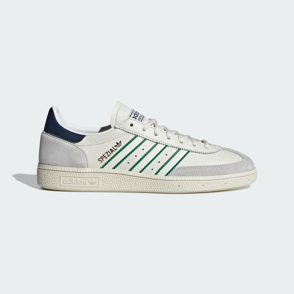 Adidas spezial white green on sale