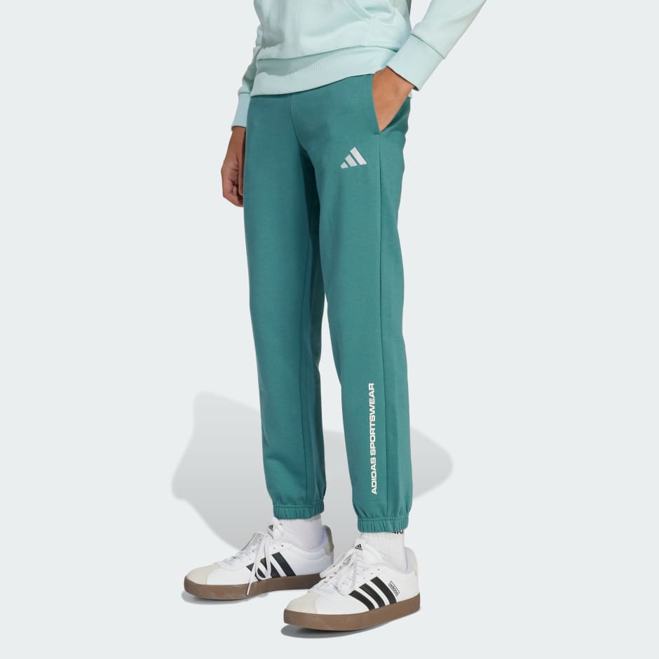 Pantaloni din fleece adidas Slogan