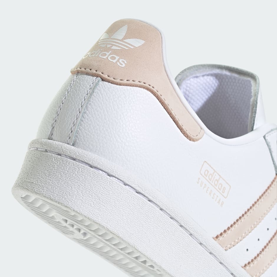 Adidas rose gold superstar shoes online