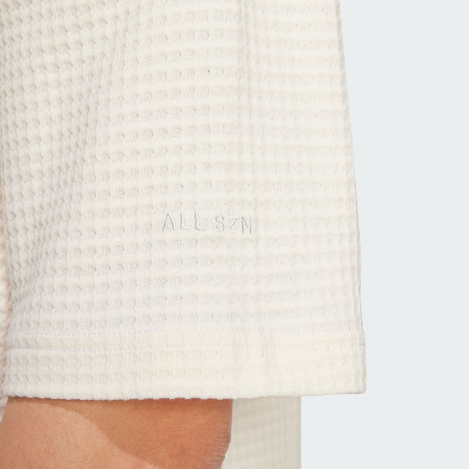 All SZN Waffle Knit Half-Zip Polo