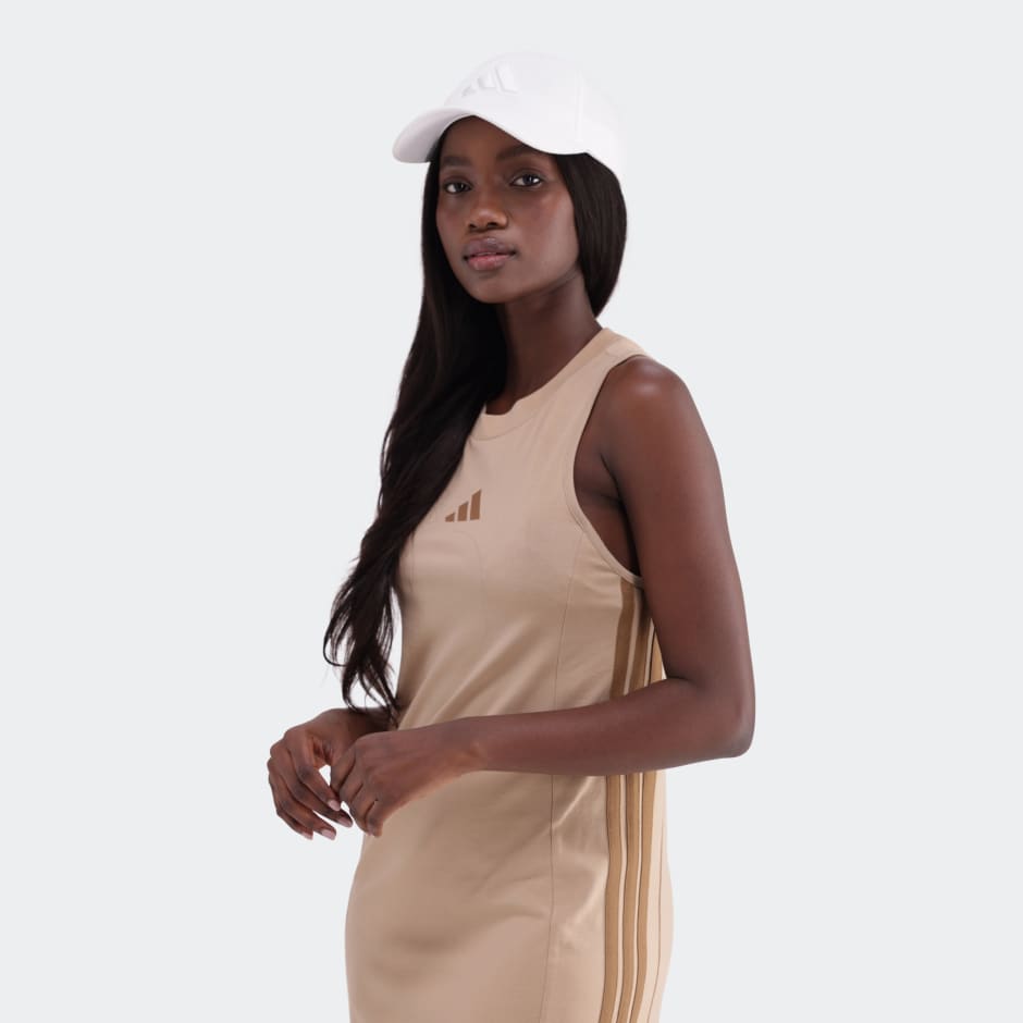 Essentials 3-Stripes Long Racerback Dress