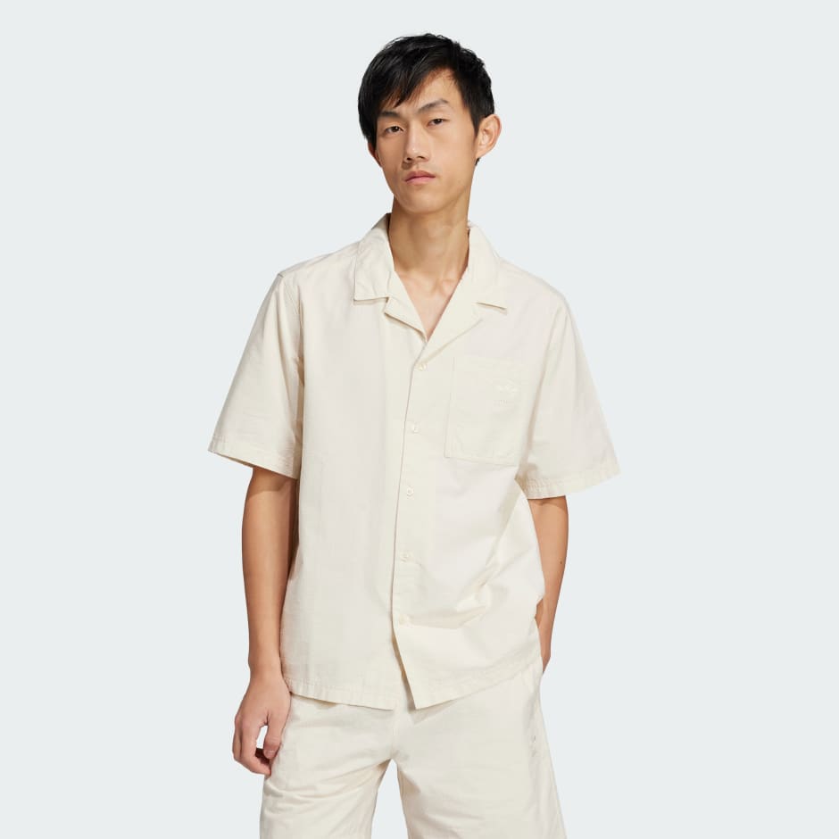 Essentials Seersucker Short Sleeve Shirt