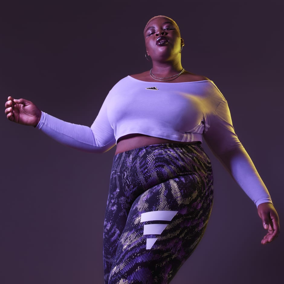 Future Icons Hyperpulse Printed Leggings (Plus Size)