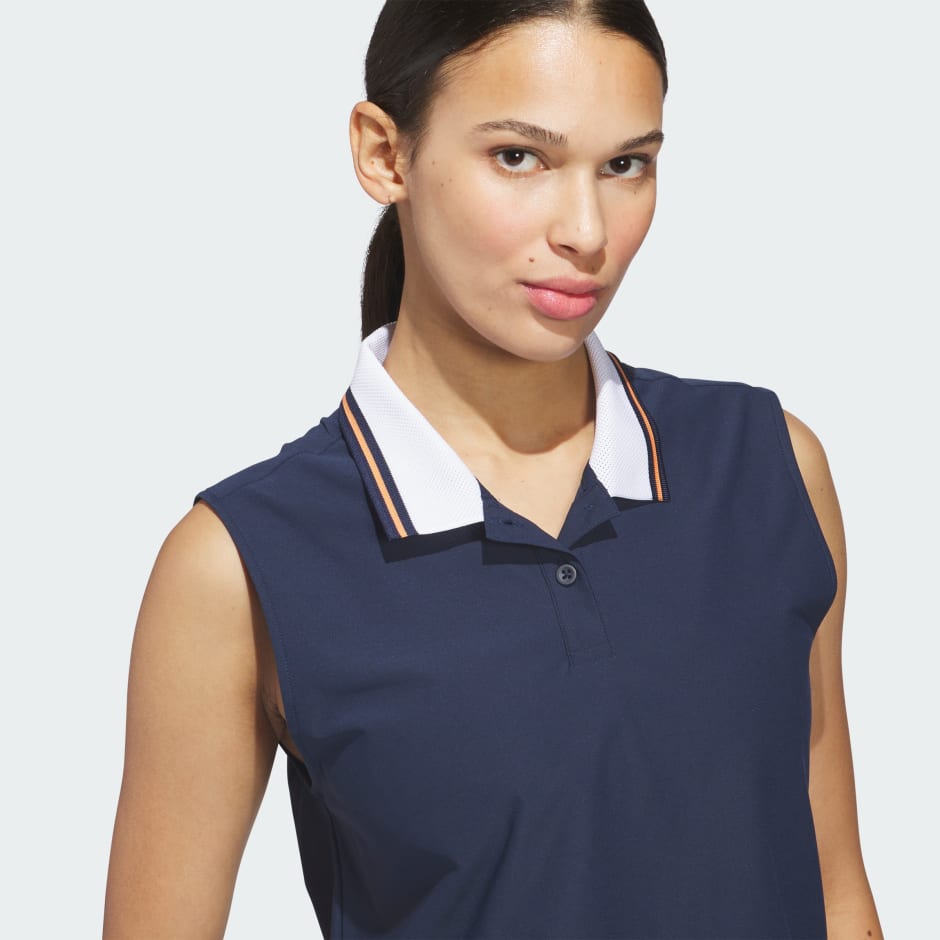 Tricou polo fără m&acirc;neci Beyond The Course Twistknit