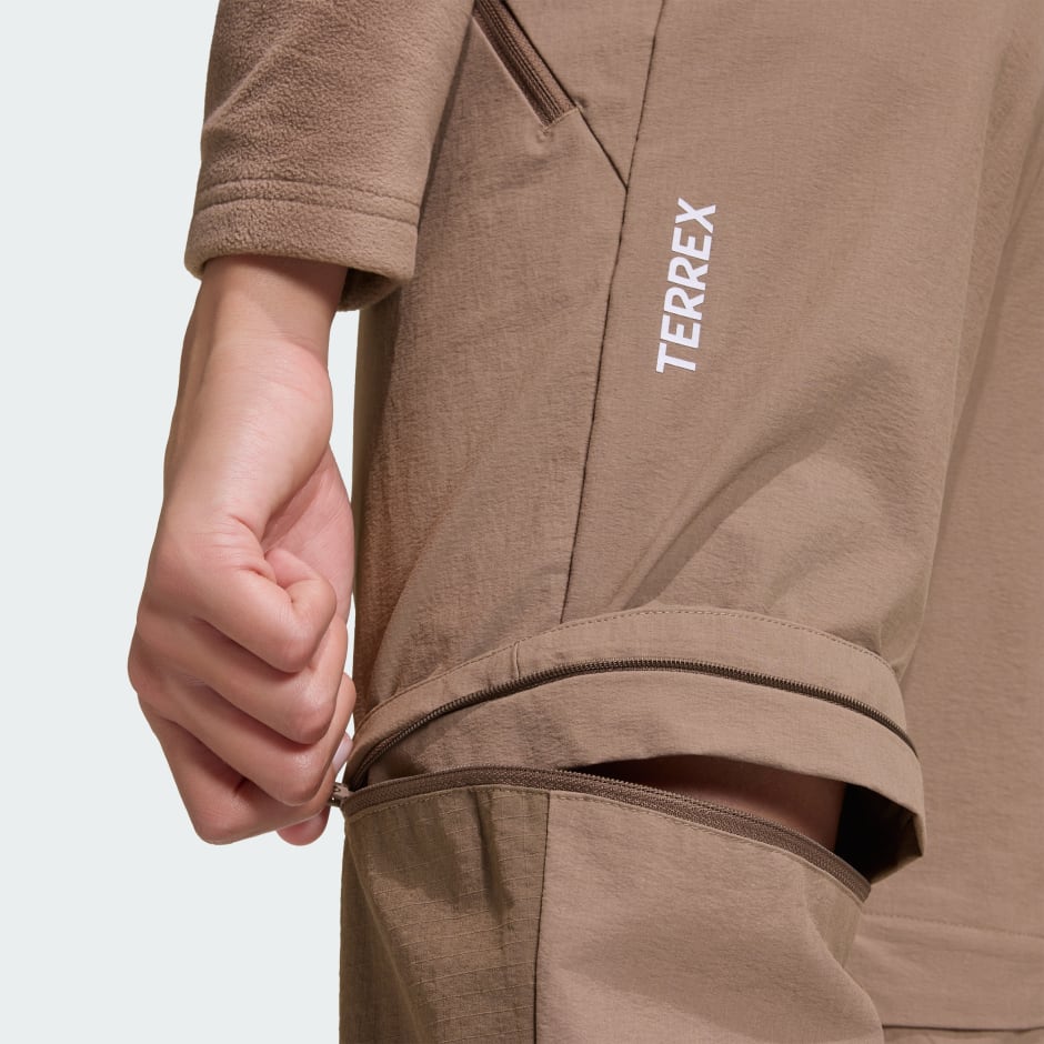 Pantalonii Terrex Multi Clima365 cu Picioare Detașabile Pentru Copii