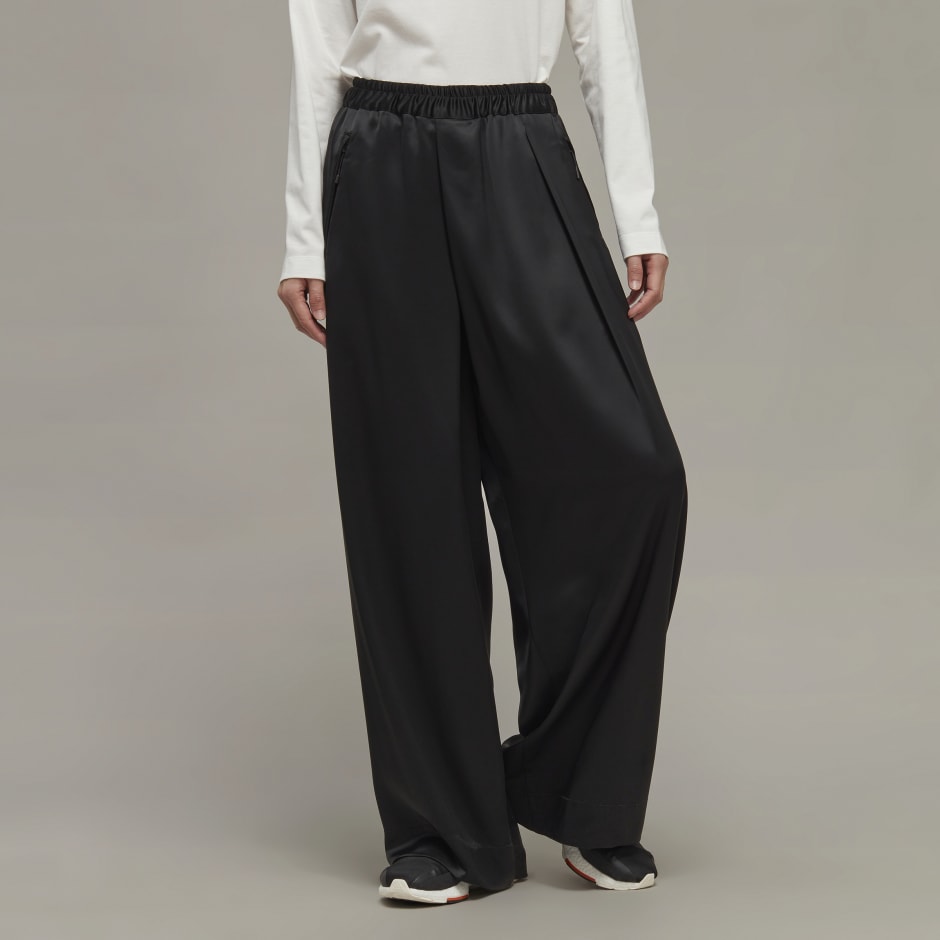 Classic Tech Silk Wide Leg Pants image number null