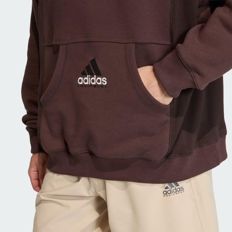 ADIDAS EQUIPMENT RIBBED HOODIE