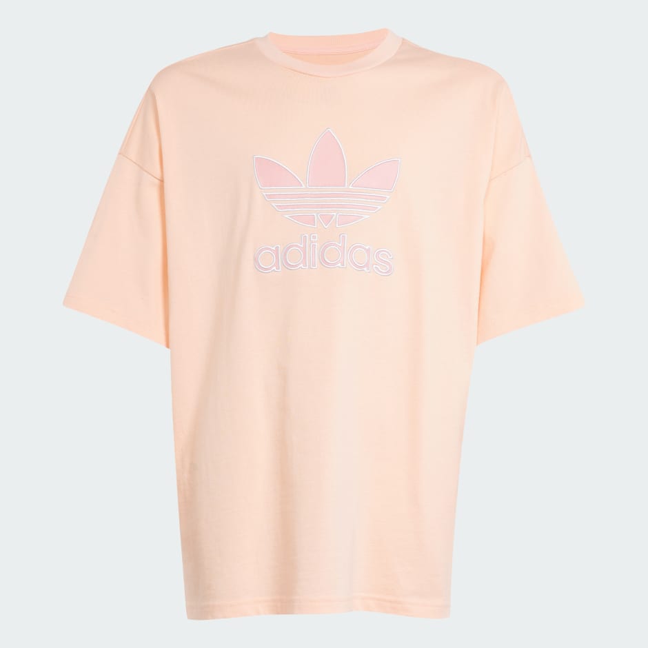 Tricou cu logo Trefoil supradimensionat