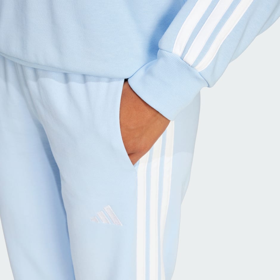 Essentials 3-Stripes French Terry Cuffed Pants