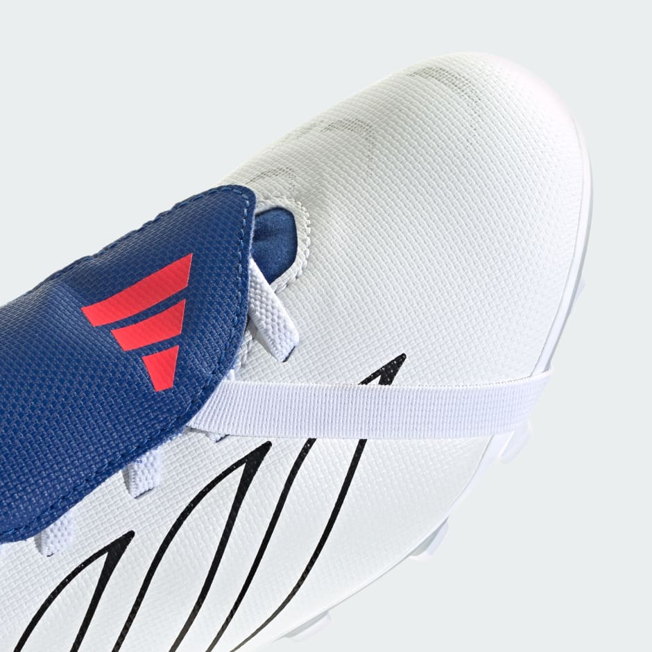 Predator Club Fold-Over Tongue Elastic Laces Firm Ground/Multi Ground Football Boots Kids