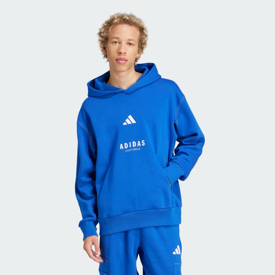 Sweat-shirt à capuche molleton graphique ALL SZN