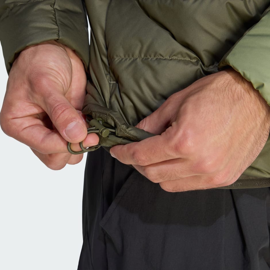 Jakna s kapuljačom Terrex Multi Light Down CLIMAWARM