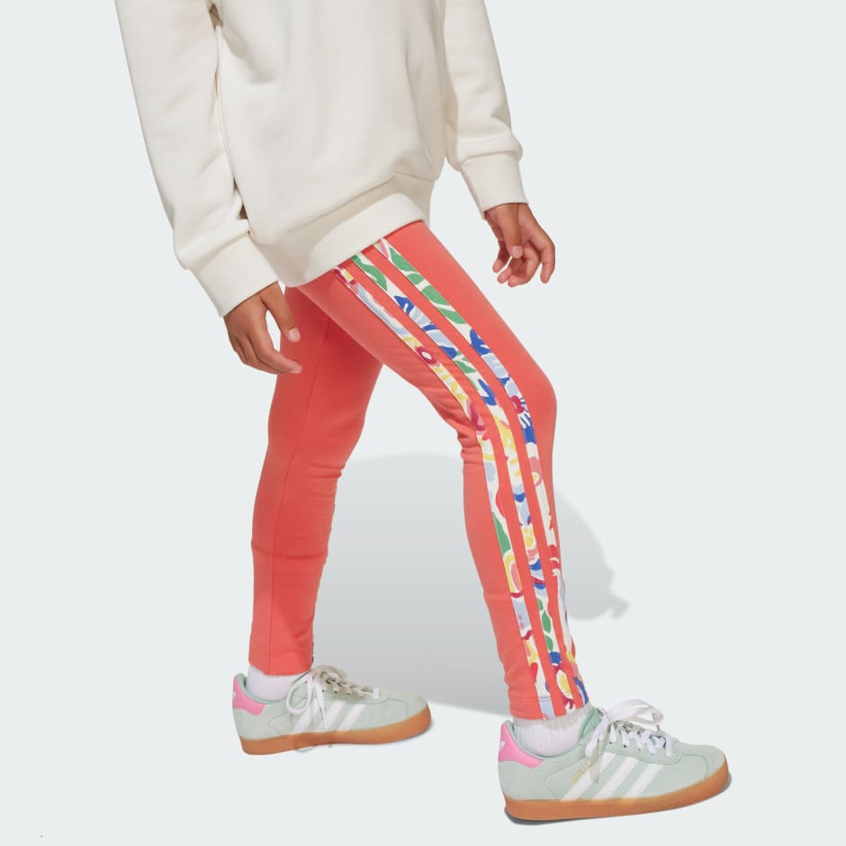 Set cu colanți adidas Originals x Liberty London pentru copii