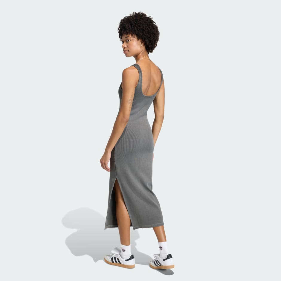 ESSENTIALS RIB TANK MAXI DRESS WASHED