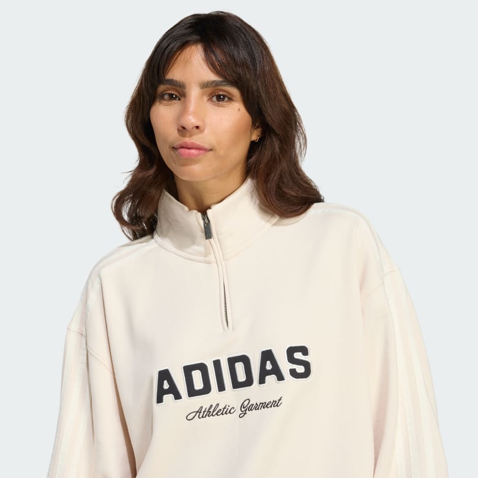 ADIDAS ORIGINALS ATHL DEPT GRAPHIC QUARTER ZIP
